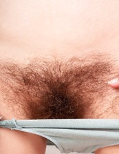 Hairy Bush Spread Pose Solo Tease Pics